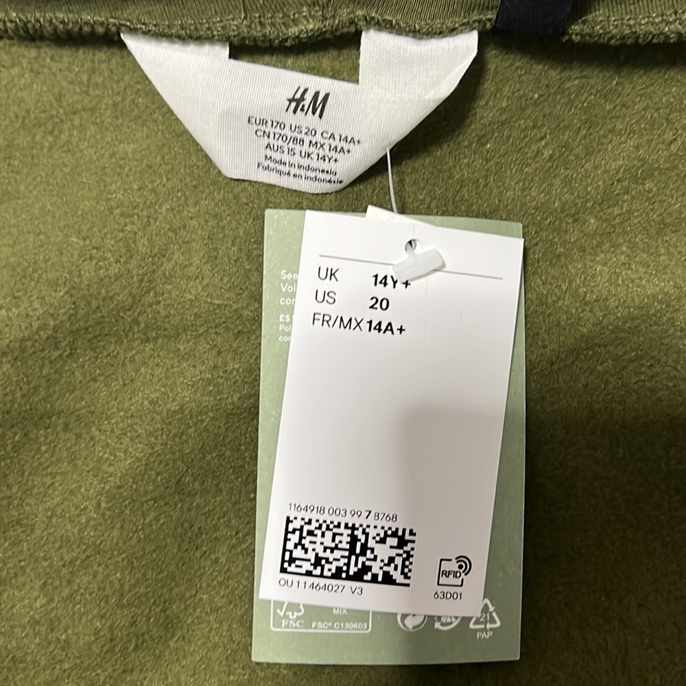 H&M Zip Up Hoodie‎ | NWT - Picture 3 of 4